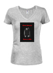 Nosferatu Give Blood Save a Life Juniors V Neck T-Shirt