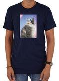 Camiseta Gato Gafas