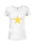 Gold Star Juniors V Neck T-Shirt