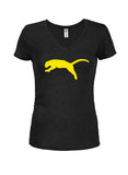 Golden Cheetah Juniors V Neck T-Shirt