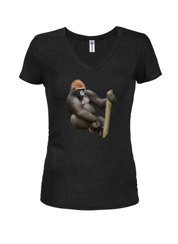 Gorilla Juniors V Neck T-Shirt