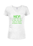 HÉ! Je ne vous paie pas pour chanter ! T-shirt col V junior