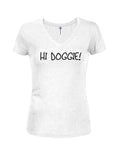 Hola perrito! Camiseta con cuello en V para jóvenes