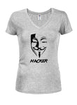 Hacker Juniors T-shirt à col en V