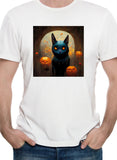 T-shirt Chat d'Halloween