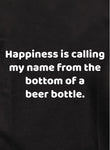 Happiness from the bottom of a beer bottle Kids T-Shirt