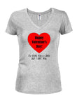 Happy Valentines Day - Camiseta con cuello en V para jóvenes