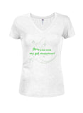 Avez-vous vu mon caméléon de compagnie ? T-shirt col V junior