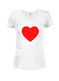 T-shirt à col en V Heart Juniors