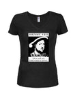 Henry VIII Tout est dans l'exécution Juniors T-shirt col en V