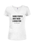 Certaines personnes ont juste besoin d'un High Five to the Face T-shirt col en V pour junior