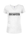 T-shirt à col en V pour jeunes sociopathes à haut fonctionnement