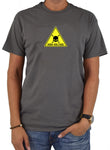 Camiseta con símbolo de alto voltaje