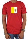Camiseta de la bandera de la Santa Sede (Ciudad del Vaticano)