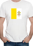 Camiseta de la bandera de la Santa Sede (Ciudad del Vaticano)