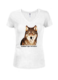 Hungry Like the Wolf T-shirt col en V pour junior