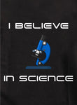 Je crois en la science T-shirt enfant