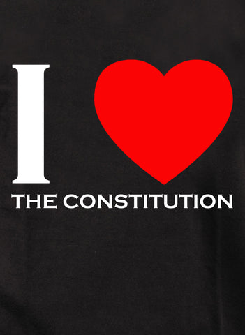 Amo la Constitución Camiseta para niños 