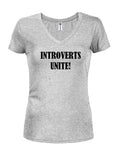 LES INTROVERTIS UNISSEZ-VOUS ! T-shirt col V junior