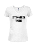 LES INTROVERTIS UNISSEZ-VOUS ! T-shirt col V junior