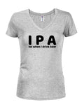 IPA beaucoup quand je bois de la bière T-shirt col en V Juniors