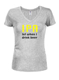 IPA beaucoup quand je bois de la bière T-shirt col en V Juniors