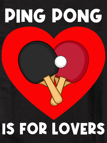 T-shirt Le ping-pong est pour les amoureux