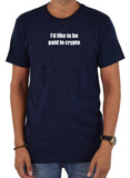 T-Shirt J'aimerais être payé en crypto