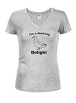 I'm a Ducking Delight - Camiseta con cuello en V para jóvenes