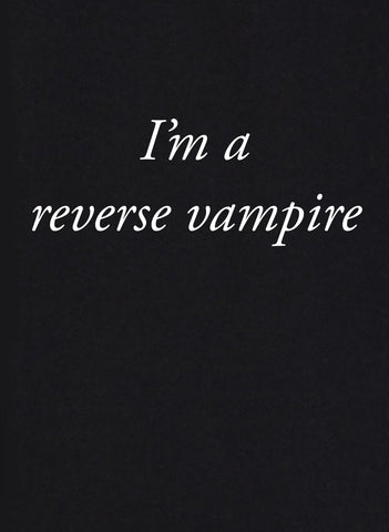 Je suis un vampire inversé T-shirt enfant