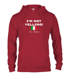 T-shirt Je ne crie pas, je suis italien