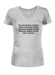 I'm starting to suspect that a lot of the stuff you are reading Juniors V Neck T-Shirt