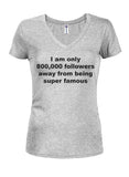 Je ne suis qu'à 800 000 abonnés T-shirt col en V junior