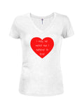 Creo en el amor Camiseta con cuello en V para jóvenes