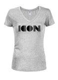 Icon Juniors V Neck T-Shirt