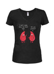I don't really know my blood type Juniors V Neck T-Shirt