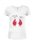 T-shirt Je ne connais pas vraiment mon groupe sanguin