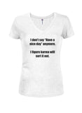Je ne dis plus "Bonne journée" T-shirt col en V Juniors
