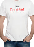 Camiseta Tengo puños de fuego