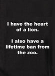 Camiseta Tengo el corazón de un león.