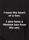 Camiseta Tengo el corazón de un león.