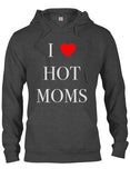 T-shirt Je coeur les mamans chaudes