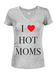 I heart hot moms T-shirt col en V junior