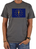 Camiseta de la bandera del estado de Indiana