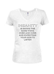 Insanity T-shirt à col en V pour juniors