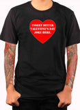 T-shirt Insérez ici une blague amère de la Saint-Valentin