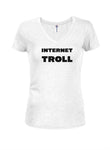 Internet Troll Juniors T-shirt à col en V