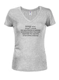 Irony definition T-shirt col en V pour juniors