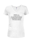 Irony definition T-shirt col en V pour juniors