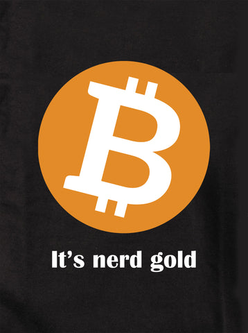 Es nerd camiseta dorada